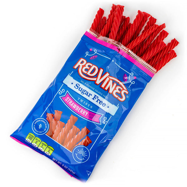 Red Vines Sugar Free Twists - Strawberry Licorice Candy