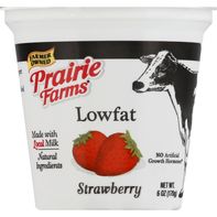 Prairie Farms Low Fat Strawberry Yogurt