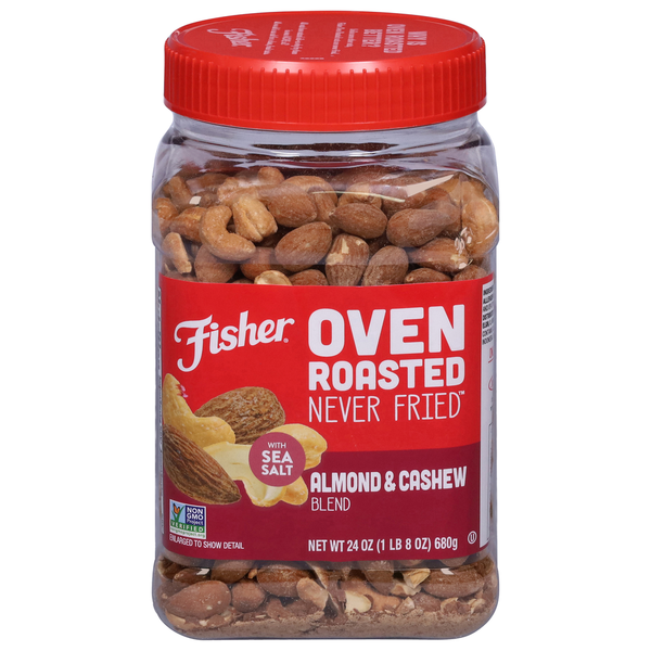 Fisher Almond & Cashew Blend with Sea Salt - Oven Roasted