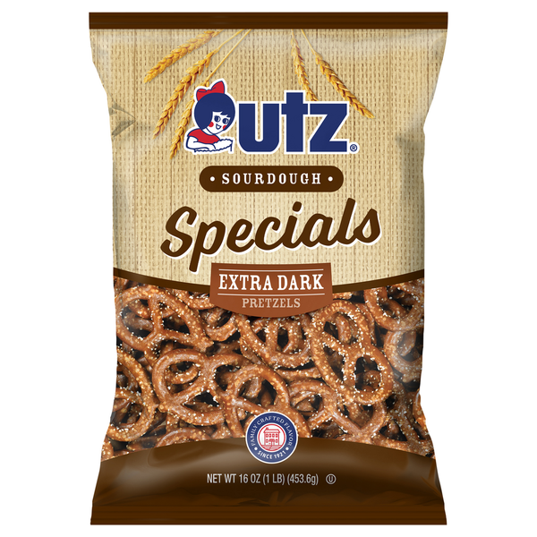 Pretzels Extra Oscuros de Masa Agria Utz - Edición Especial