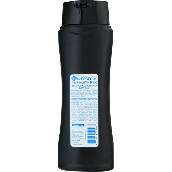 Champú, Acondicionador y Gel de Ducha Fresh Mountain Spring de White Rain