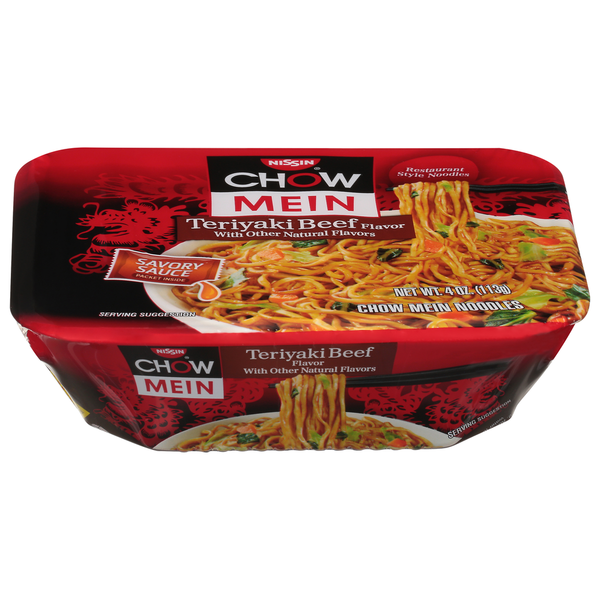 Fideos con Sabor a Teriyaki de Res Nissin