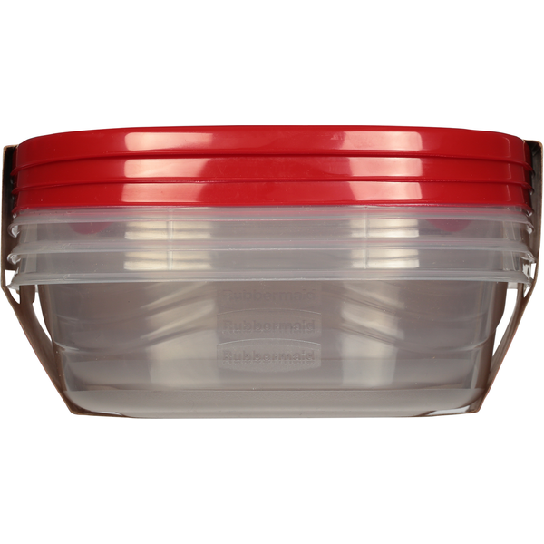 Rubbermaid Divided Rectangle Food Storage Containers