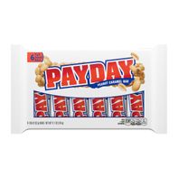 PAYDAY Peanut Caramel Candy Bars - 6 Count