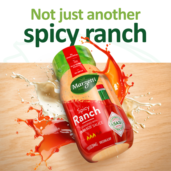 Aderezo Ranch Picante Marzetti con Salsa Tabasco