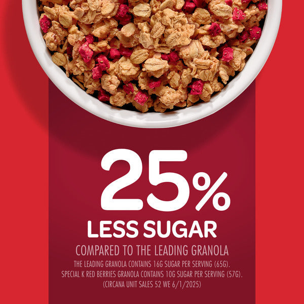Granola protéinée Special K de Kellogg's avec des baies rouges