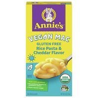 Macarrones Veganos de Pasta de Arroz y Salsa de Annie