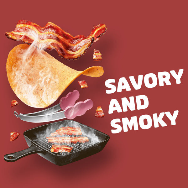 Pringles Crisps de Pommes de Terre au Bacon Fumé - 5,5 oz