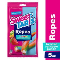 Cuerdas suaves y masticables SweeTARTS Twisted Rainbow Punch