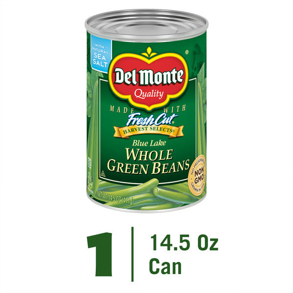 Del Monte Whole Green Beans - Premium Quality