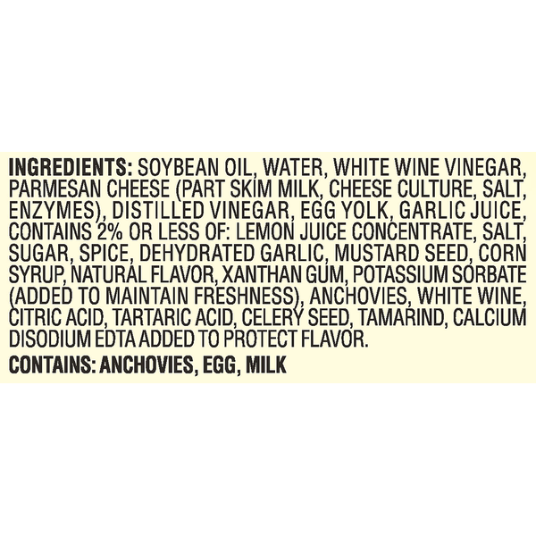 Cardini's Garlic Lemon Caesar Salad Dressing