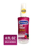 Chloraseptic Spray para la Garganta Sore Max Strength Sabor Frutos del Bosque