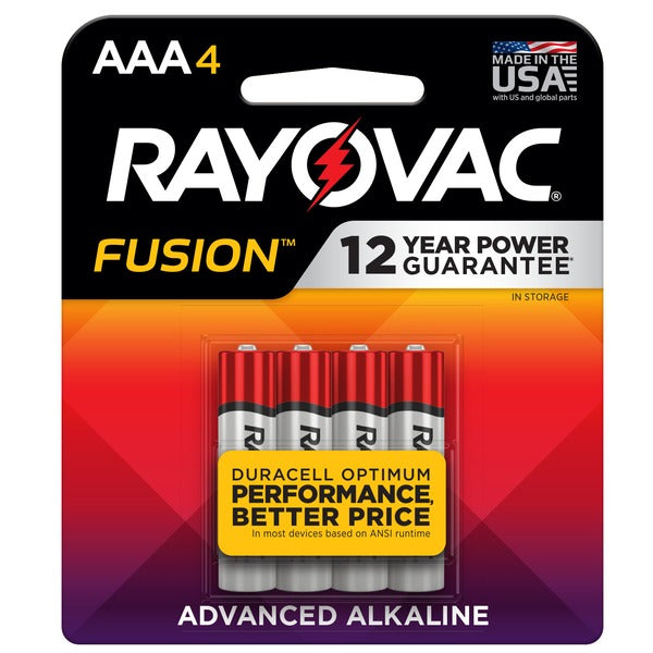 RAYOVAC AAA Alkaline Batteries - Reliable Power Source