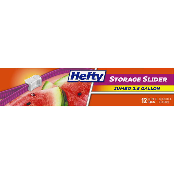 Sacs de rangement Jumbo Slider Hefty