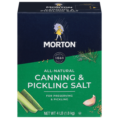 Sel Morton pour la mise en conserve et le marinage