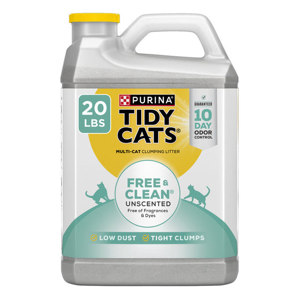 Purina Tidy Cats Free and Clean Arena para Gatos Sin Fragancia