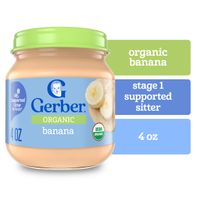 Comida para bebés Gerber Orgánica de Plátano Etapa 1