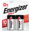 Energizer D Cell Alkaline Batteries - Reliable Power Source