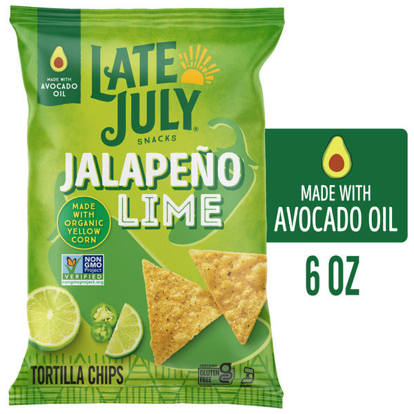LATE JULY Snacks Jalapeno Lime Tortilla Chips