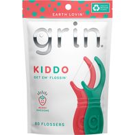 Grin Oral Care FLOSSPYX Flossers - Berry Awesome Flavor