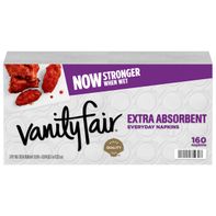 Vanity Fair 2-Ply Paper Napkins - 160 Count