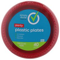 Simply Done Party Plastic Plates