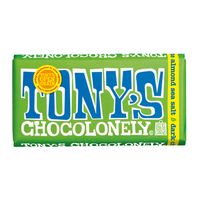 Tony's Chocolonely Chocolate Oscuro con Almendras y Sal Marina