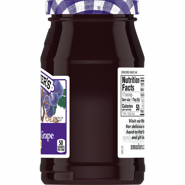 Smucker's Grape Jam - Premium Fruit Spread