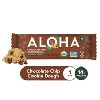 Aloha Organic Protein Bars - Chocolate Chip Cookie Flavor
