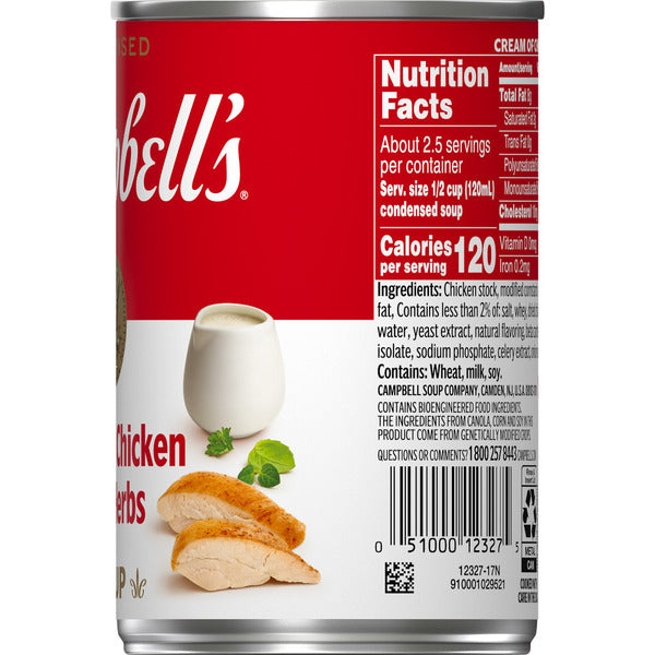 Sopa de Pollo con Hierbas en Crema Condensada de Campbell's