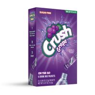 Paquetes de Mezcla de Bebida de Uva Sin Azúcar Crush