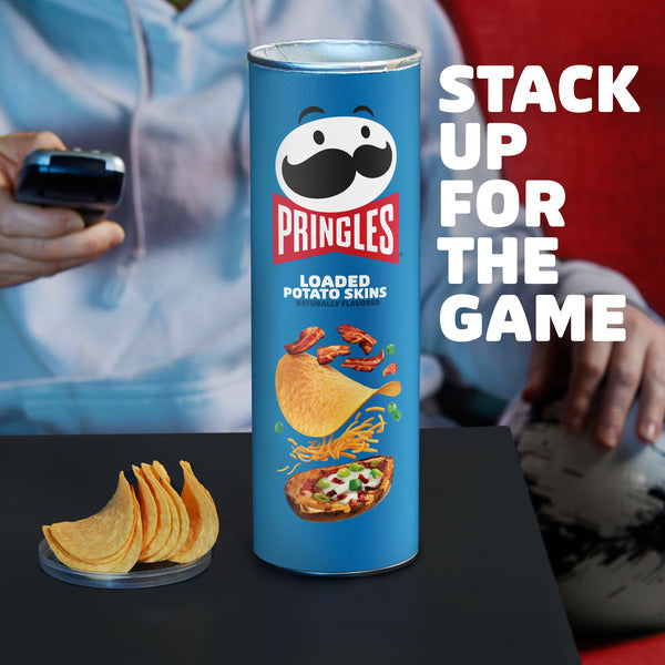 Pringles Loaded Potato Skins Potato Crisps, 5.5 oz