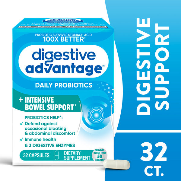Digestive Advantage Soporte Intenso para el Intestino - 32 Cápsulas