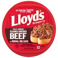 Lloyd's Seasoned Shredded Beef in Original BBQ