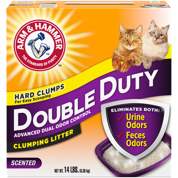 Arm & Hammer Doble Deber Control Avanzado de Olores Arena para Gatos