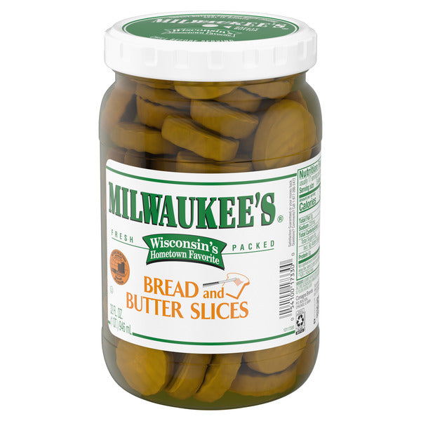 MILWAUKEE Cornichons au Pain et au Beurre - Tranchés à la Perfection