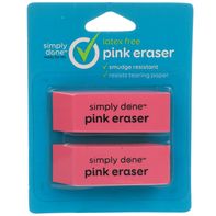 Simply Done Latex Free Eraser - Pink