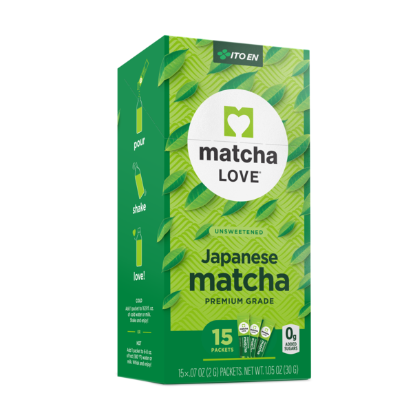 matcha LOVE Poudre de Matcha Non Sucrée en Portions Individuelles