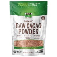 NOW Real Food Poudre de Cacao Cru Biologique