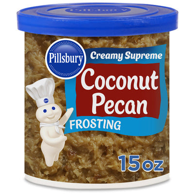 Glaçage à la noix de coco et aux pacanes Pillsbury Creamy Supreme, tub de 15 oz