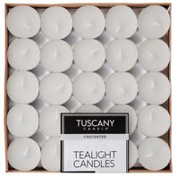 Vela Tealight Blanca Tuscany Candle
