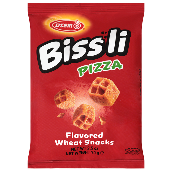 Snacks de blé aromatisés à la pizza Osem