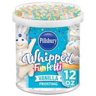Glaseado de vainilla batido Pillsbury Funfetti, 12 oz