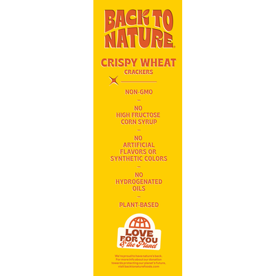 Back to Nature Crispy Wheat Crackers