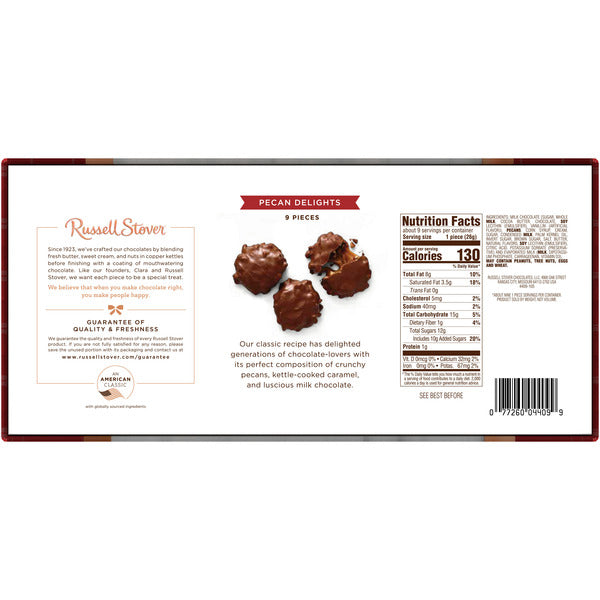 Caja de regalo de chocolates con nuez de pecana Russell Stover