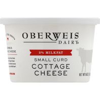 Queso Cottage Oberweis, 2% de grasa láctea, pequeño grano