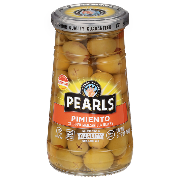 Aceitunas Manzanilla Rellenas de Pimiento Pearls