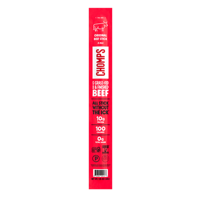 Chomps Beef Stick Original Alimentado con Pasto