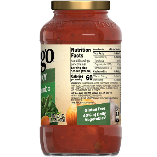 Sauce à Pâtes Prego Chunky Garden Combo