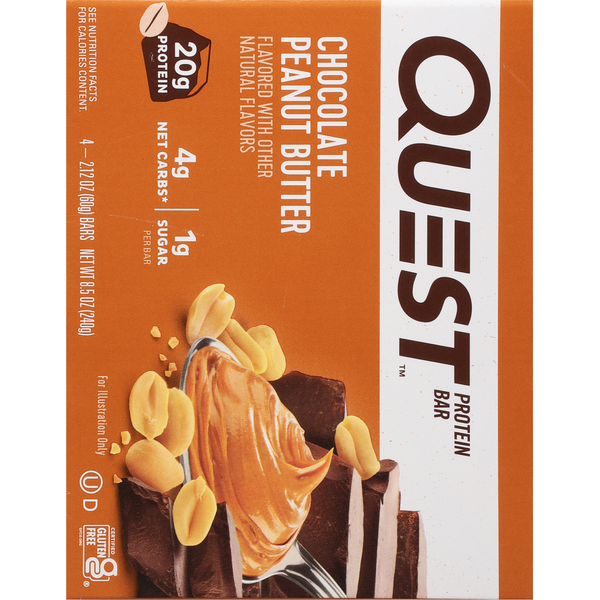 Quest Protein Bar - Chocolate Peanut Butter Flavor